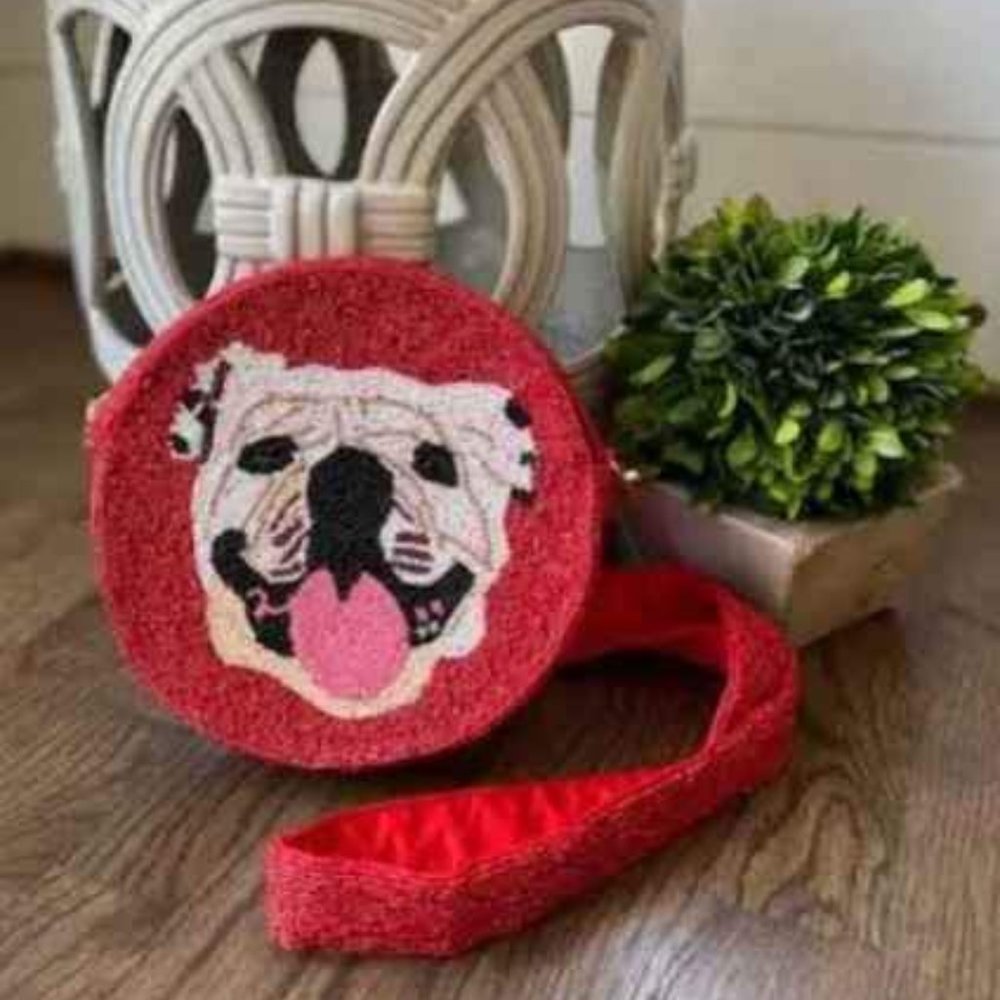 Beaded Bulldog Crossbody